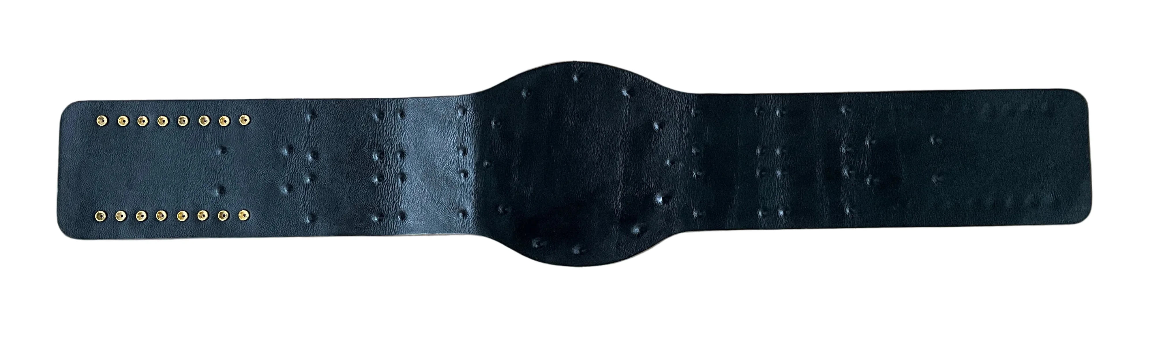 24k Multi Layer WWF Big Green Replica Title Belt Unsigned - Image 4