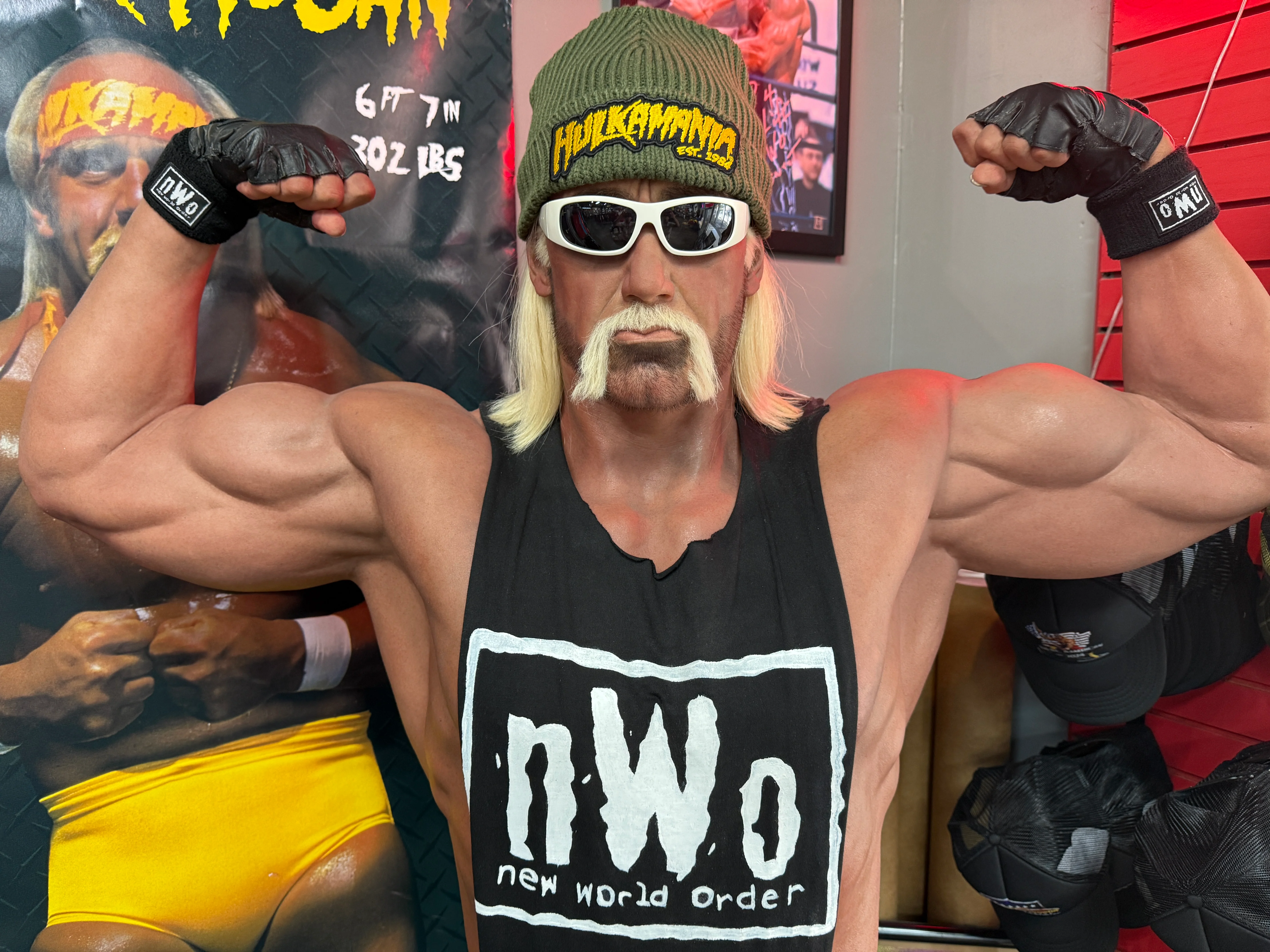 Army Green Hulkamania Beanie - Image 3