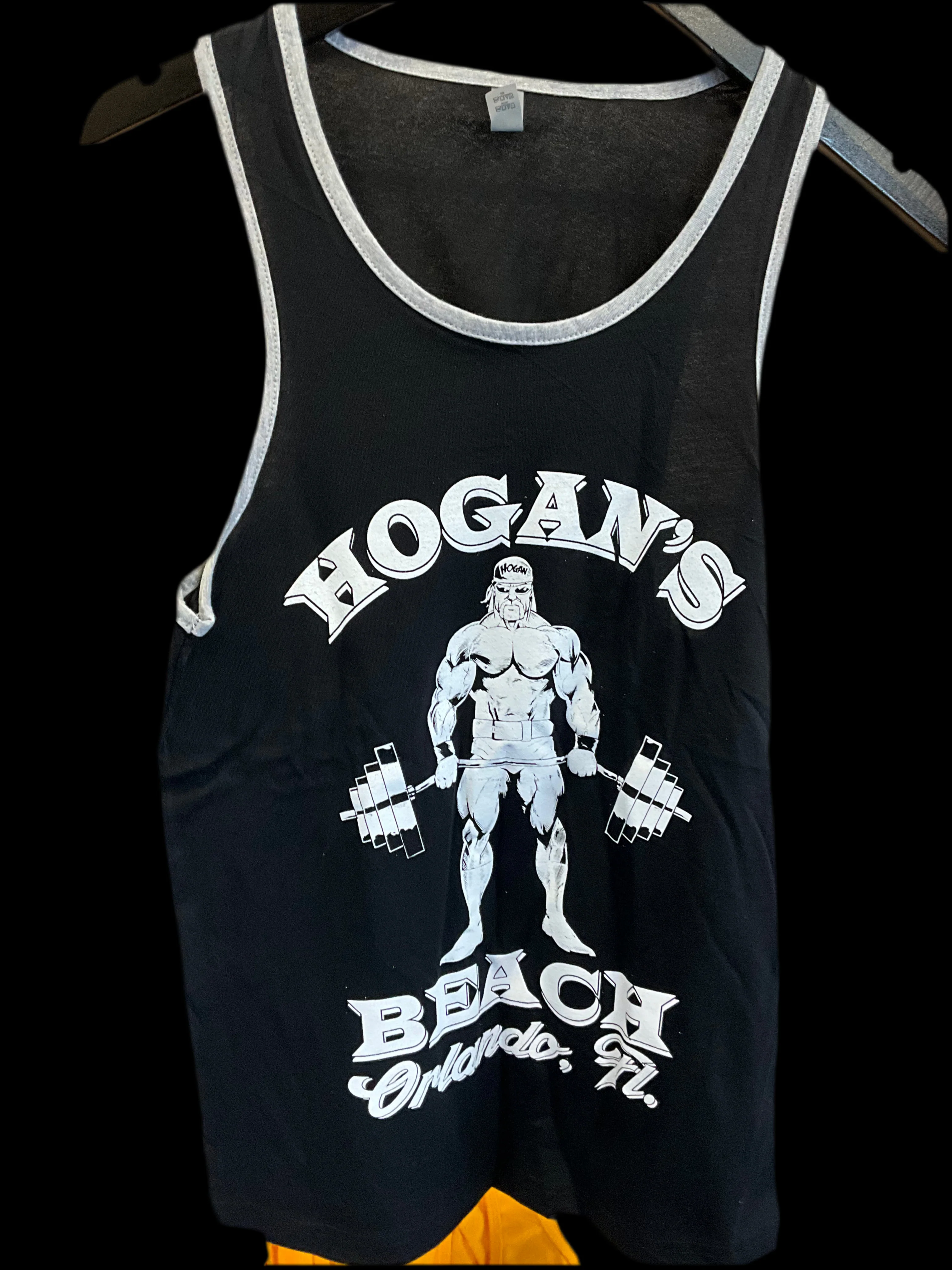 Mens Black Hogans Gym Tank Top - Image 3