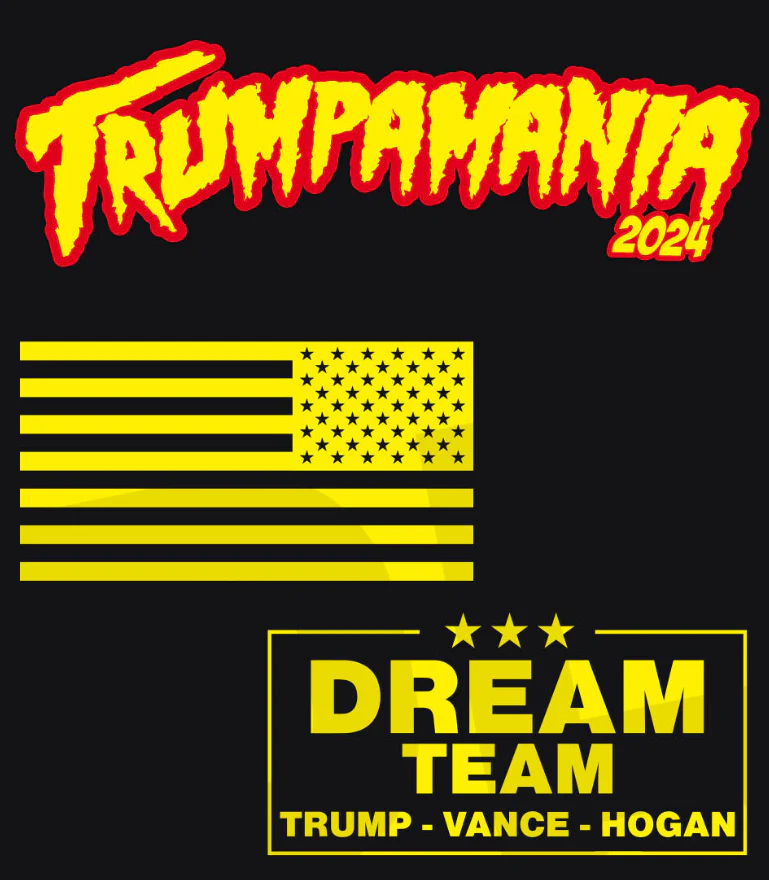 Black Trumpamania Adult T-Shirt - Image 3