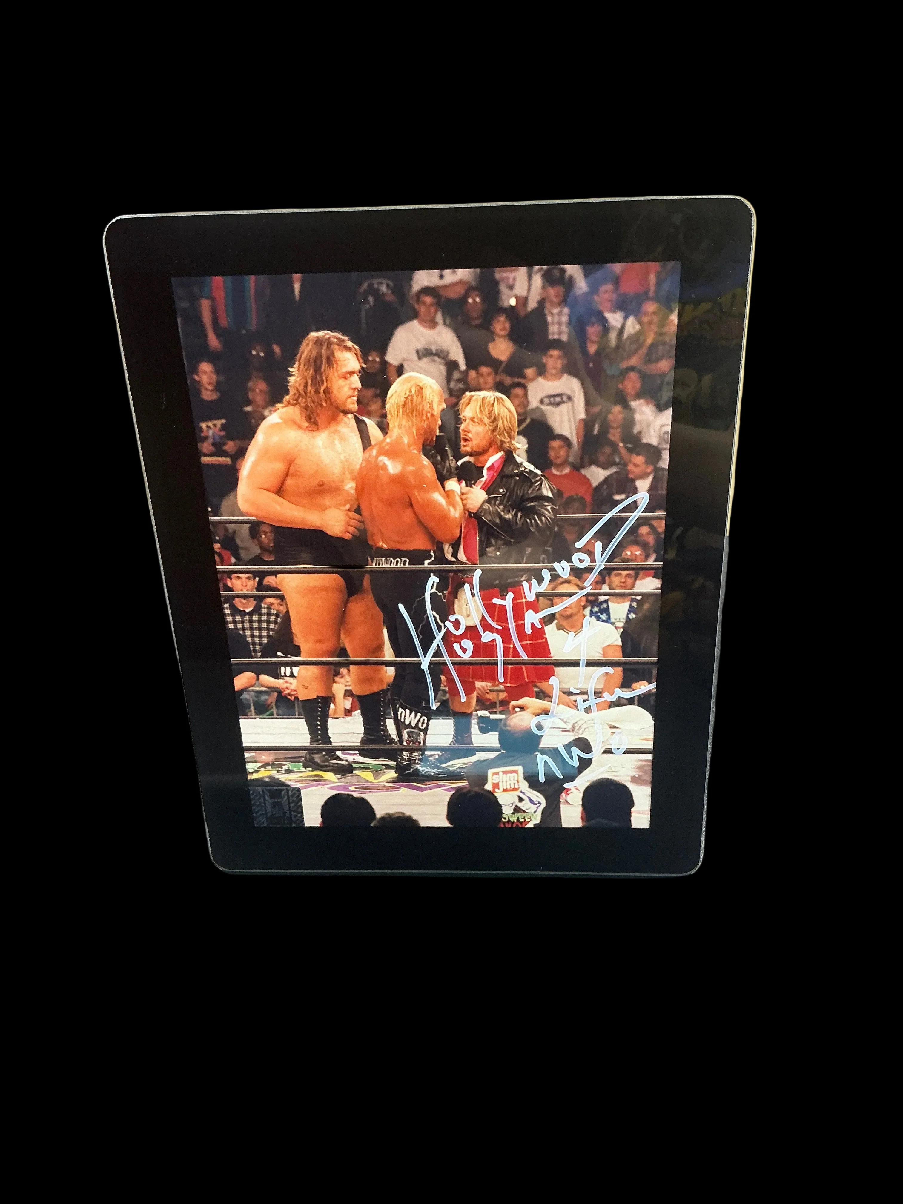 Consignment SR - Framed Hulk Roddy Piper Face Off 6x8 Photo Signed