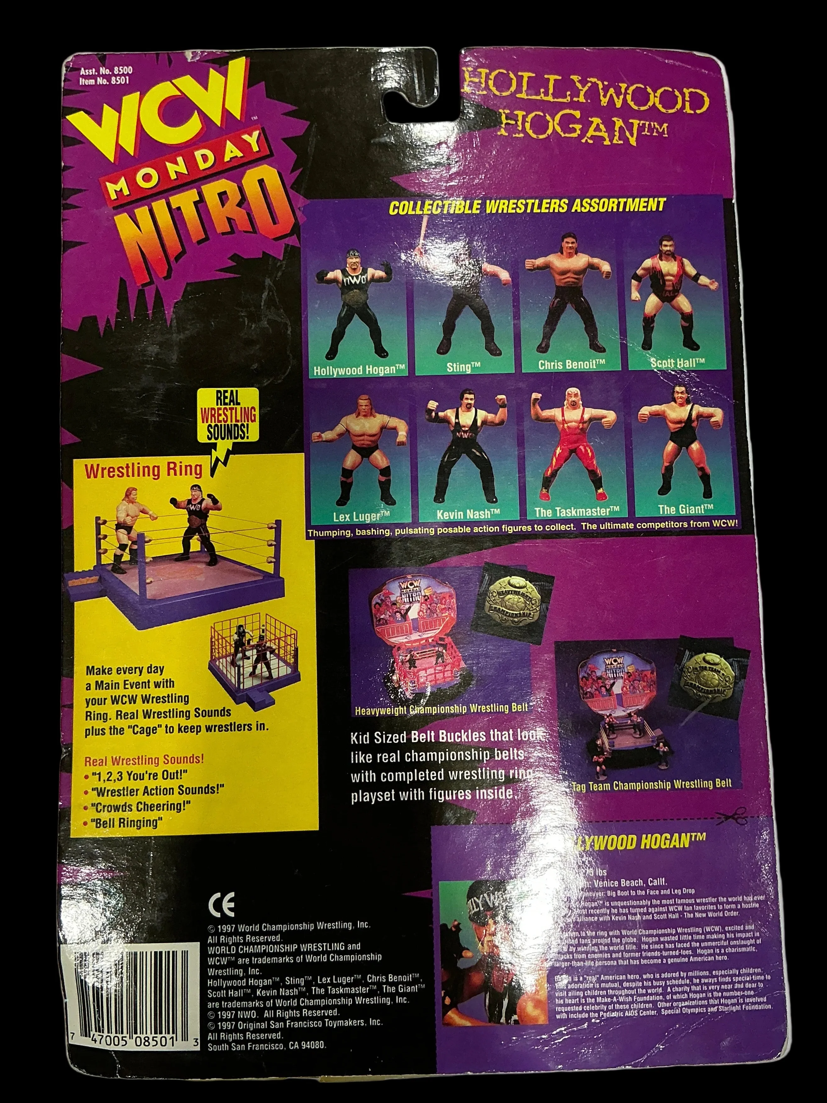 Consignment SR - Numberland Toys Hollywood Hogan Action Figure Signed - Image 2