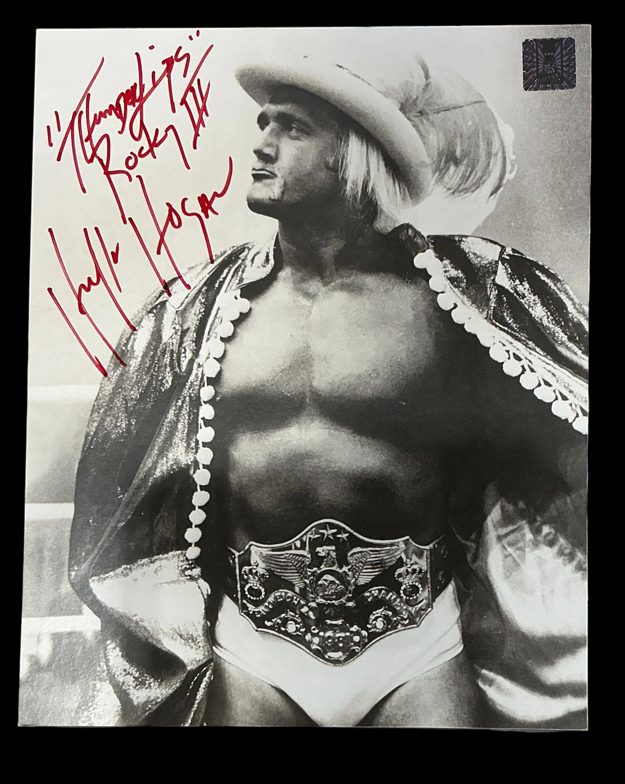 Consignment SR - Framed Rocky 3 Thunderlips 8x10 Photo Signed - Image 5