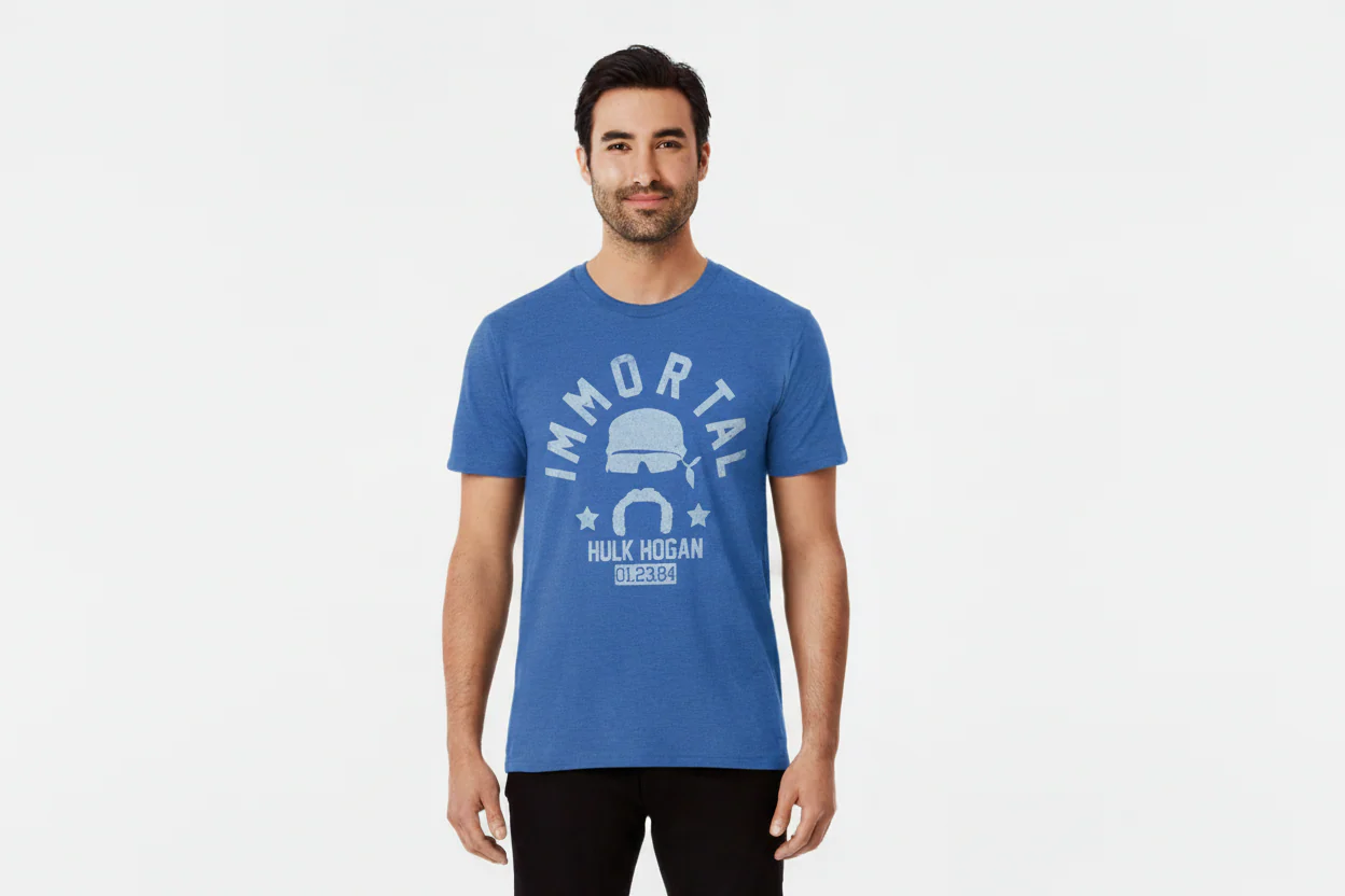 Sky Blue Immortal Adult T-Shirt - Image 2