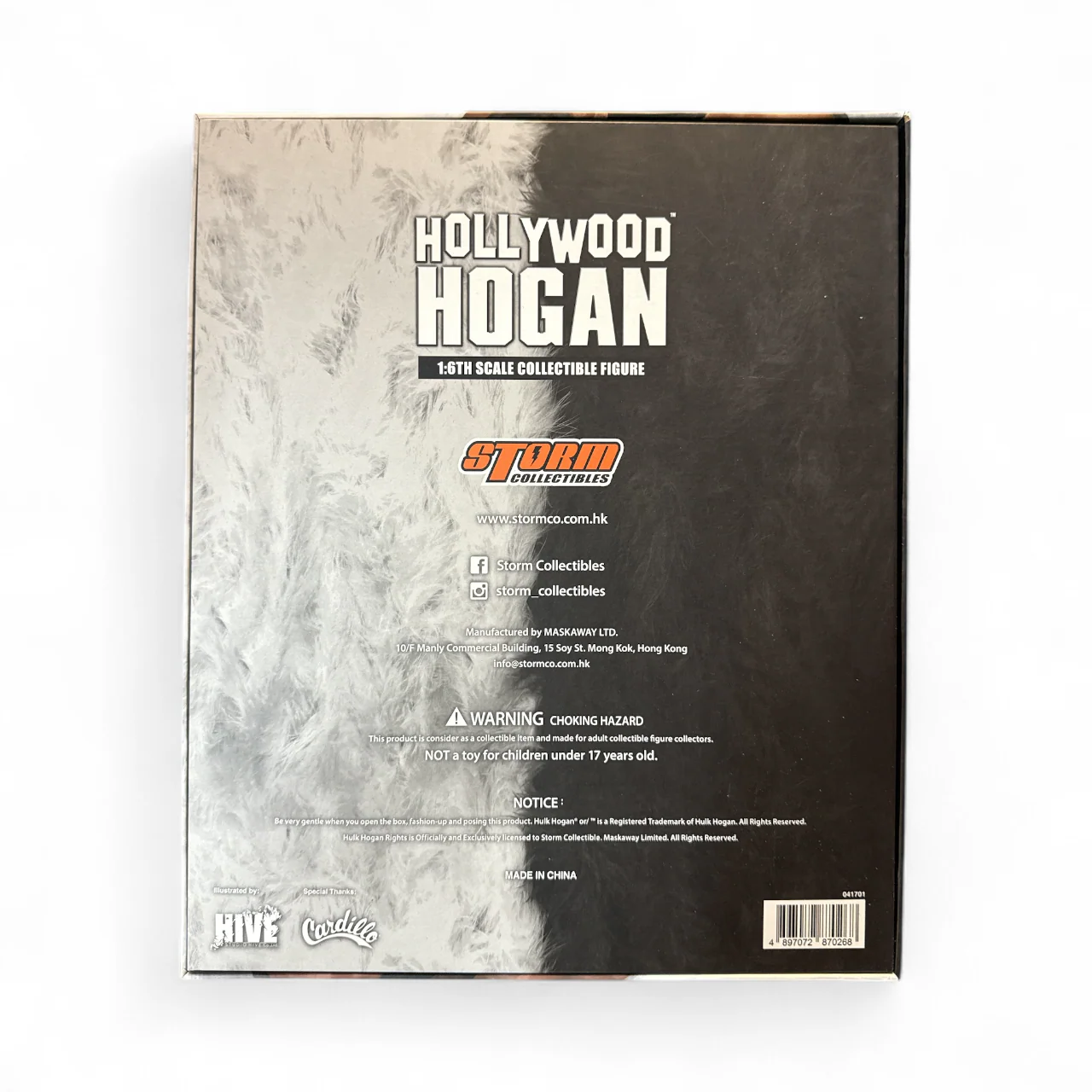 Hollywood Hogan 1:6 Scale Unsigned Collectible Storm Figure - Image 6
