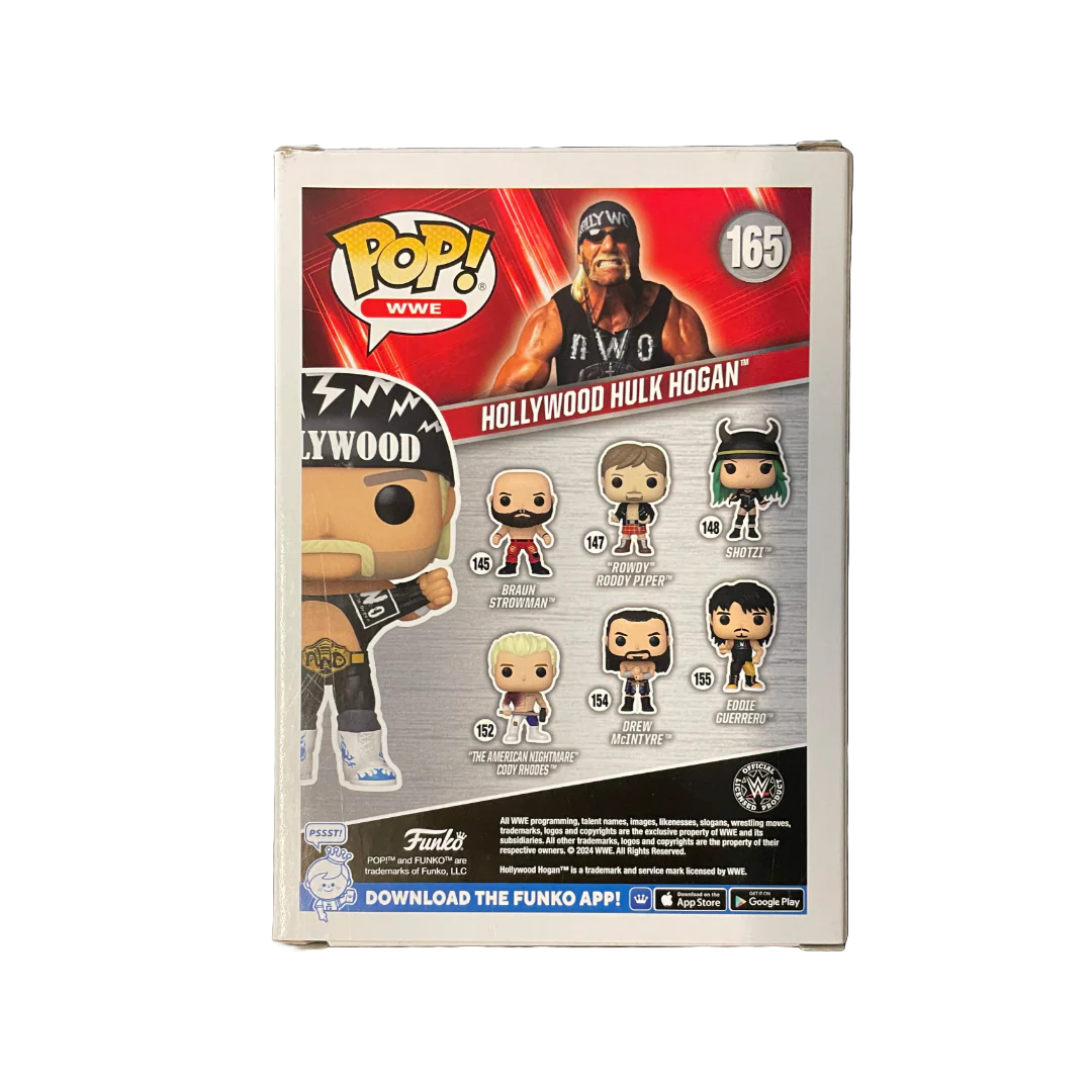 Signed nWo "Hollywood" Hulk Hogan Funko Pop! #165 - Image 4