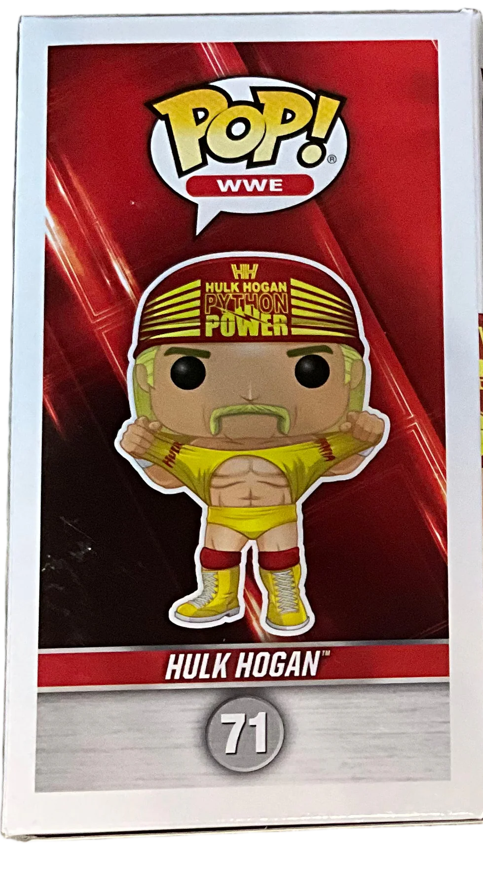 Signed Hulk Hogan Python Funko Pop! #71 - Image 2