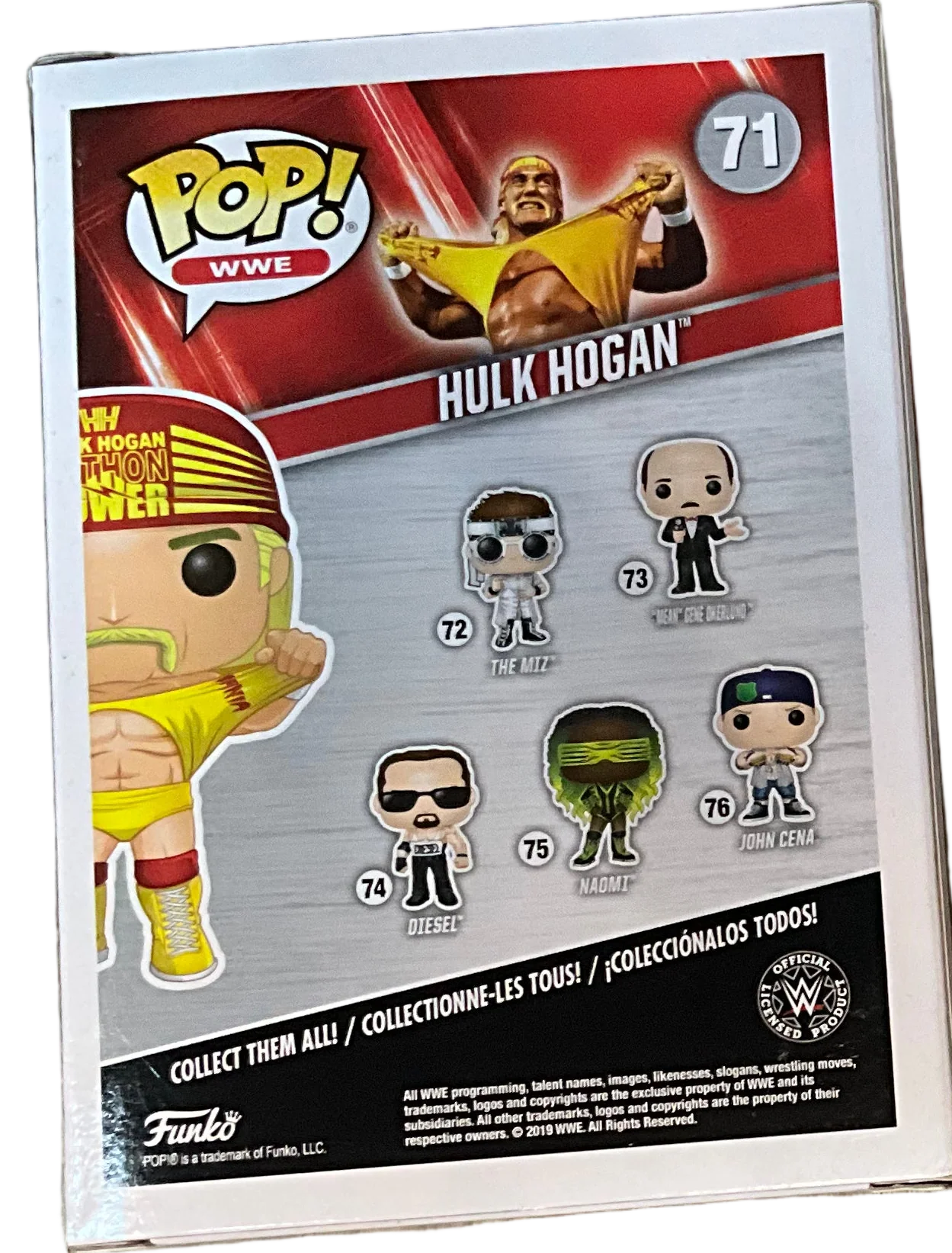Signed Hulk Hogan Python Funko Pop! #71 - Image 4