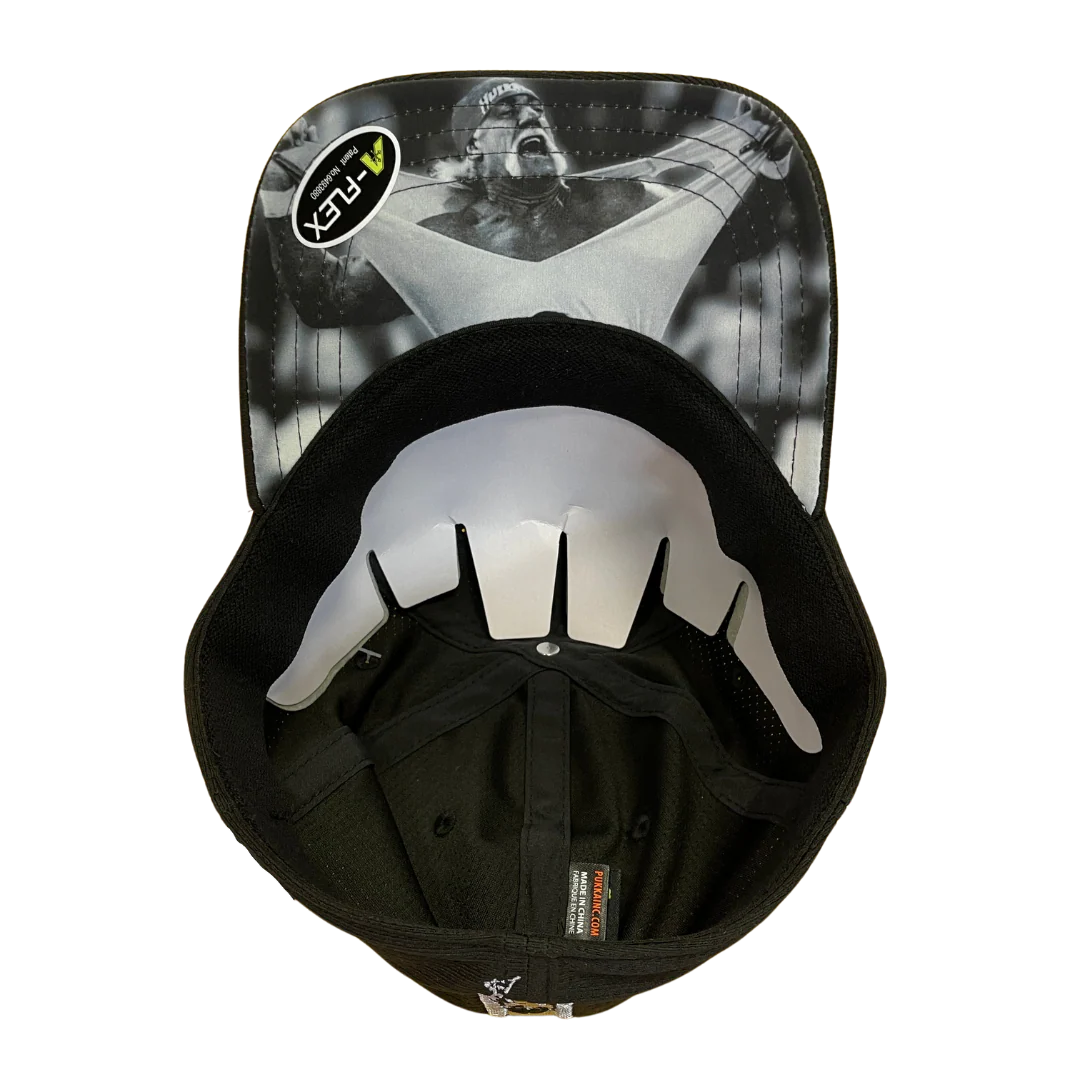 Black Hulkamania Flex-Fit Hat - Image 3