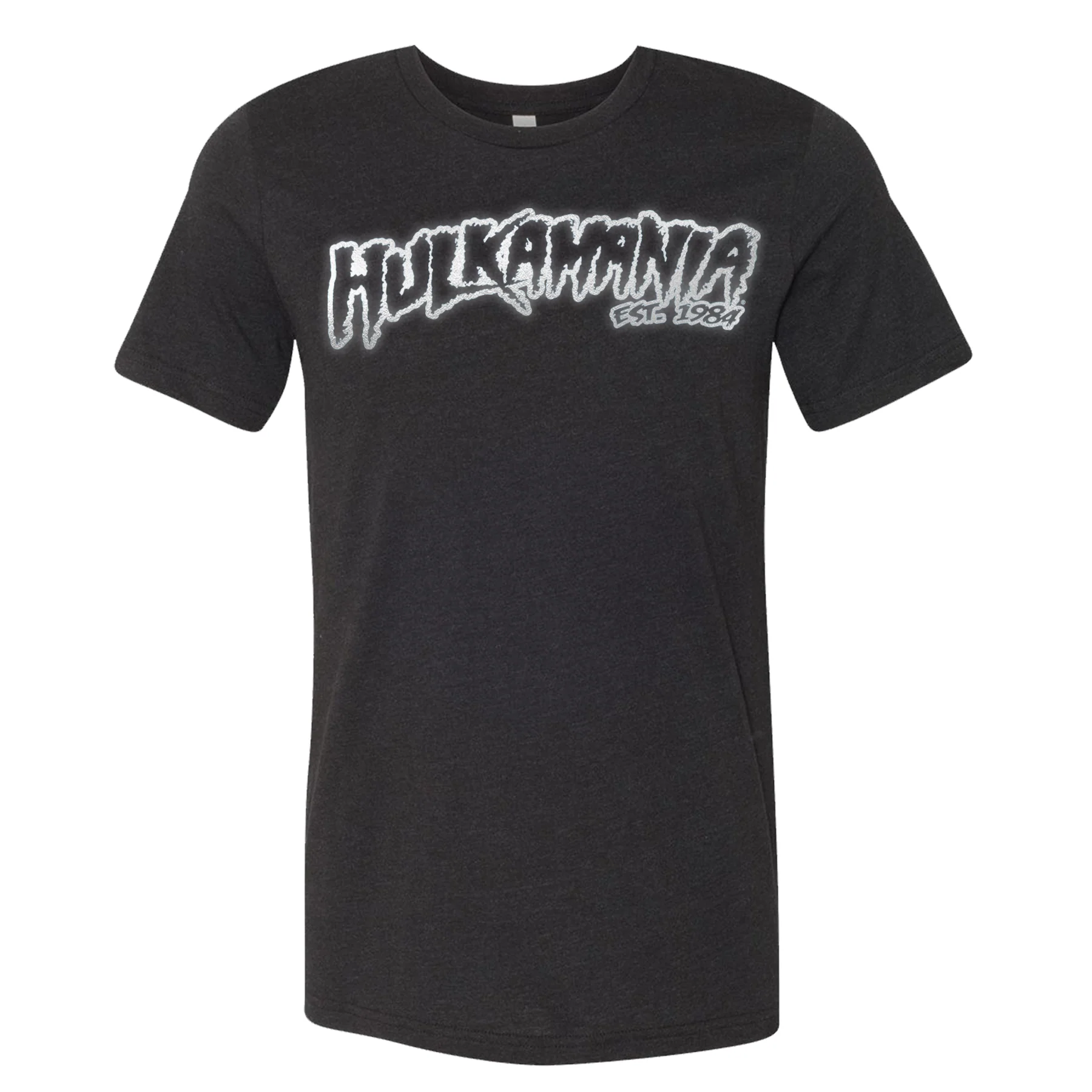 Black Reflective Hulkamania Adult T-Shirt - Image 2