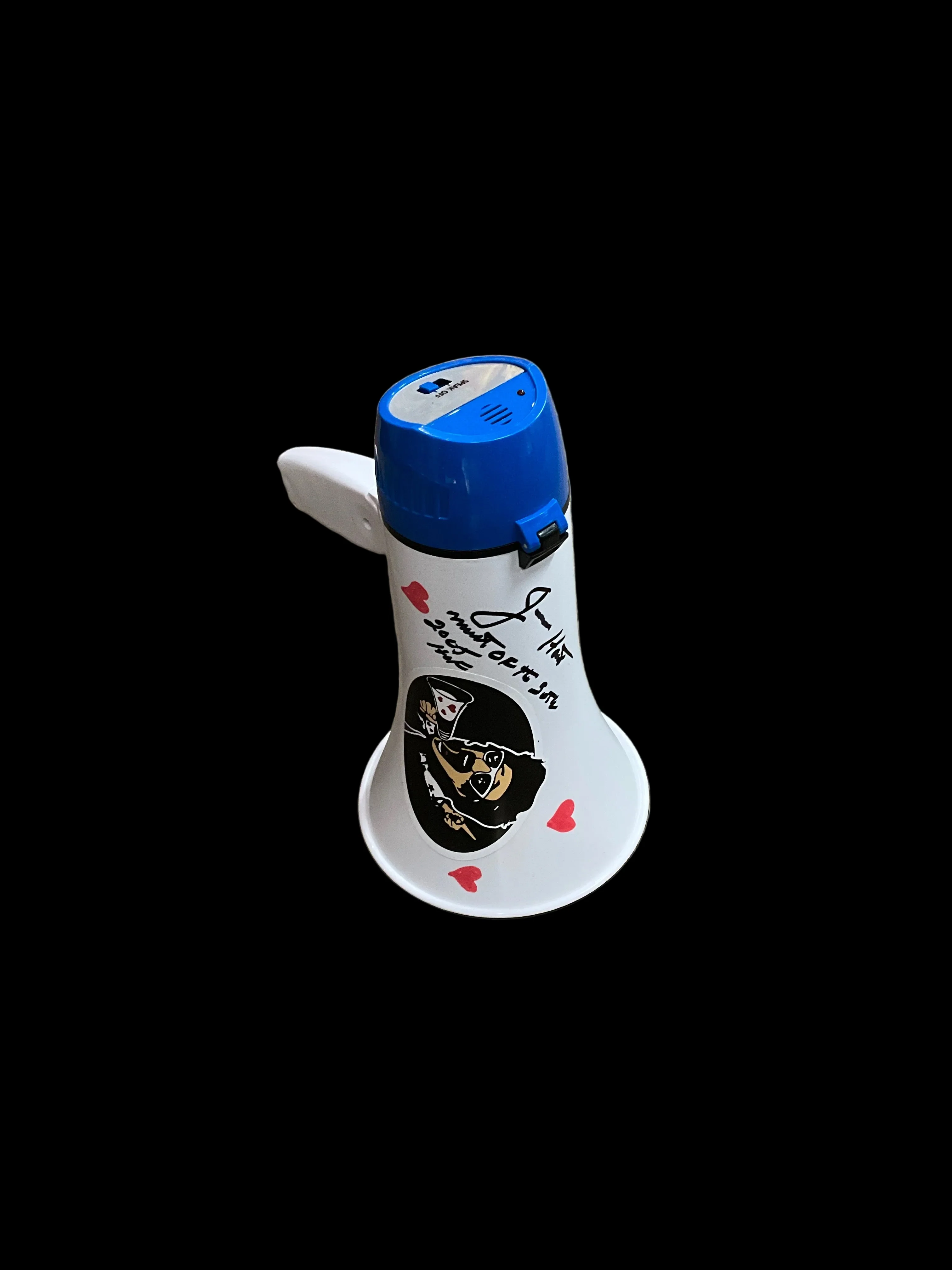 Jimmy Hart Autographed Replica Megaphone - Image 3