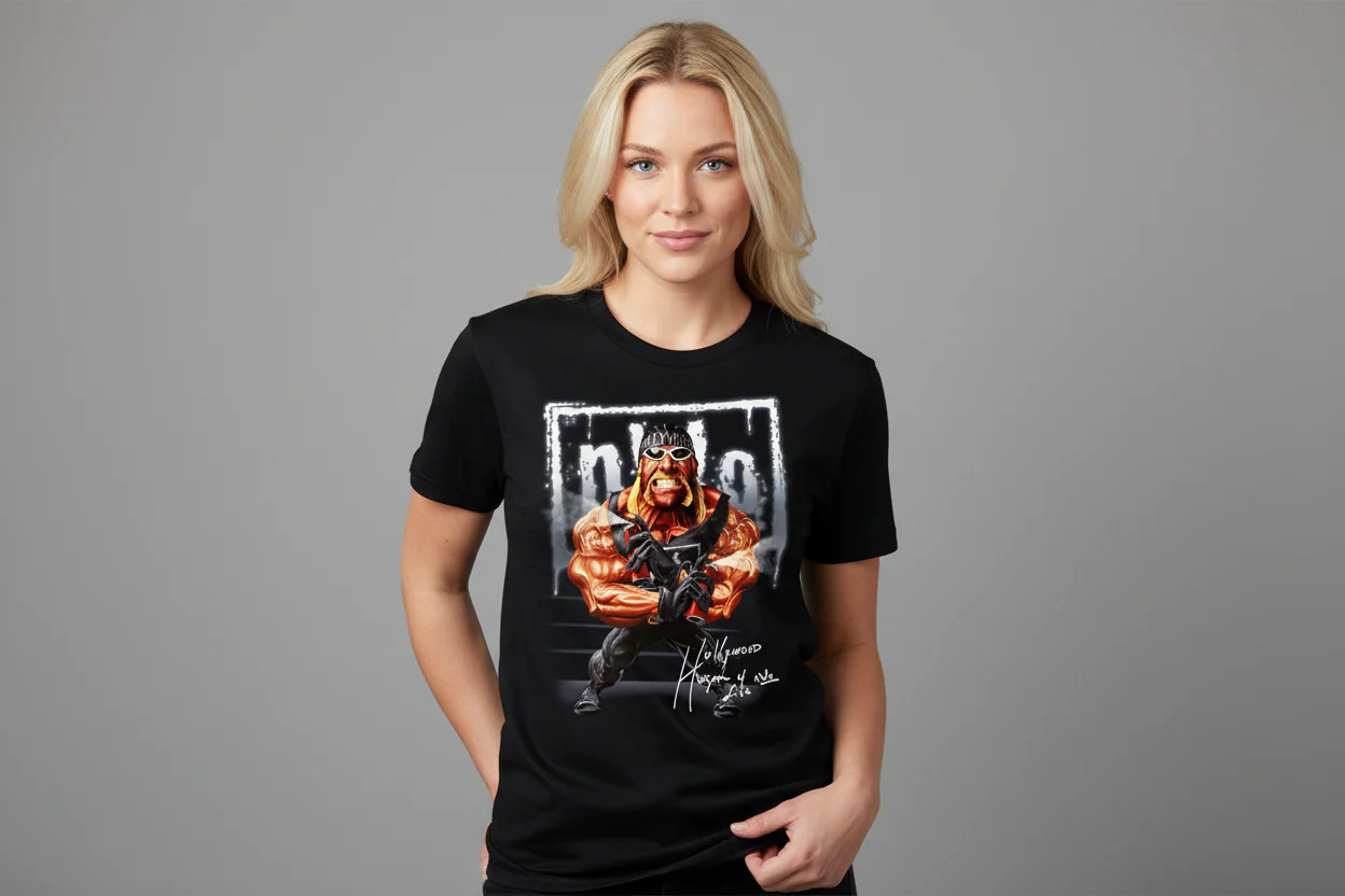 nWo Graffiti Adult T-Shirt - Image 2