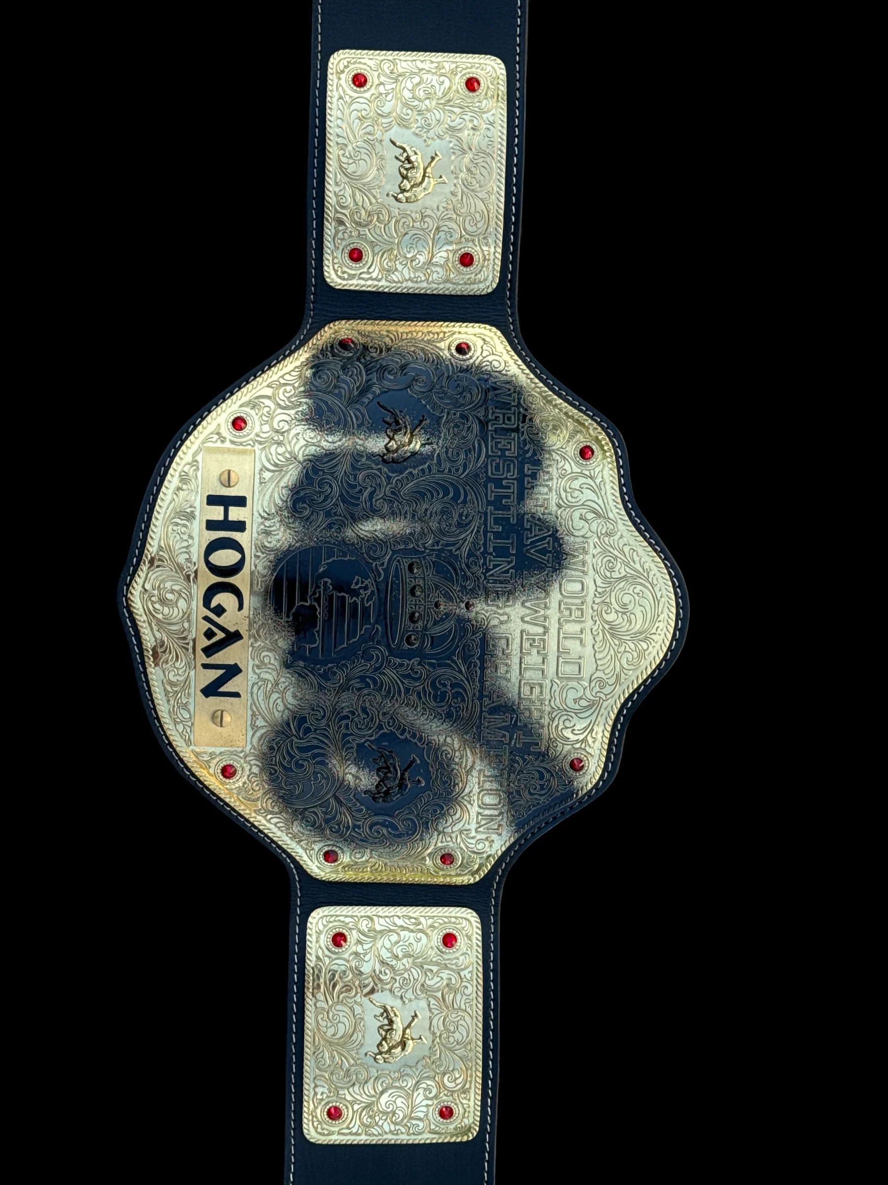 NWO Spraypaint UNSIGNED Brass Replica Belt - Image 2