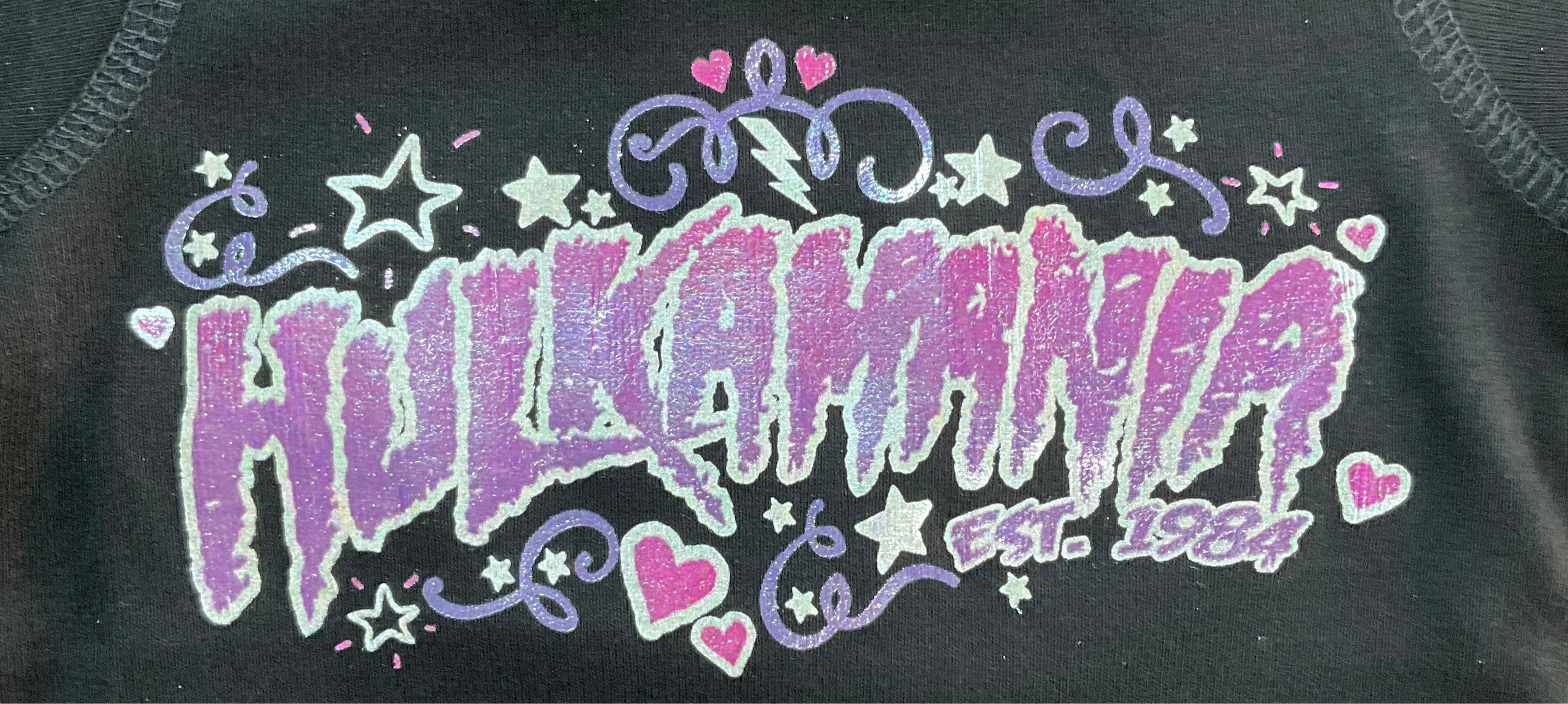 Black Glitter Hulkamania Infant Onesie - Image 2