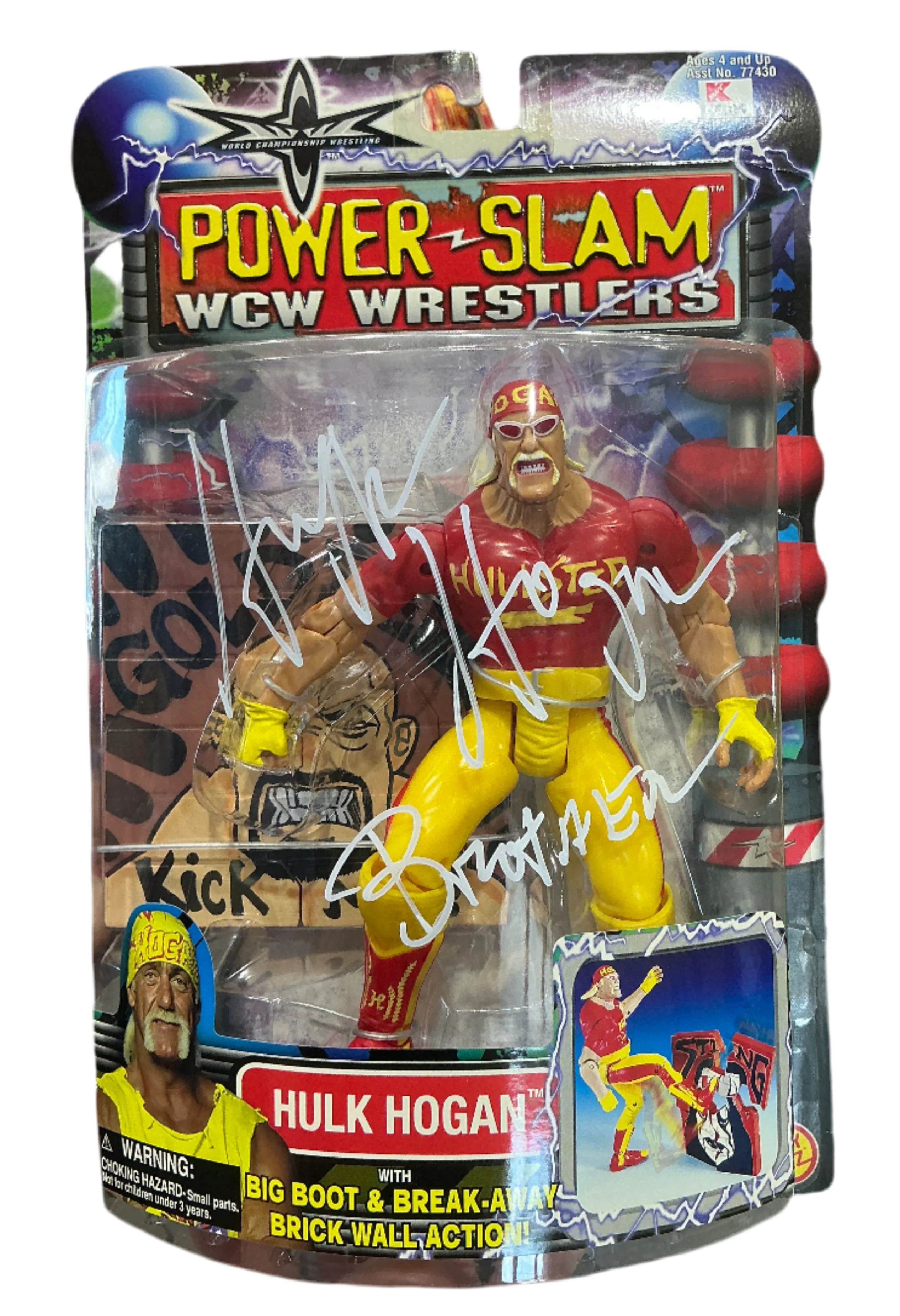 Power Slam Hulk Hogan Signed Figure - Image 4