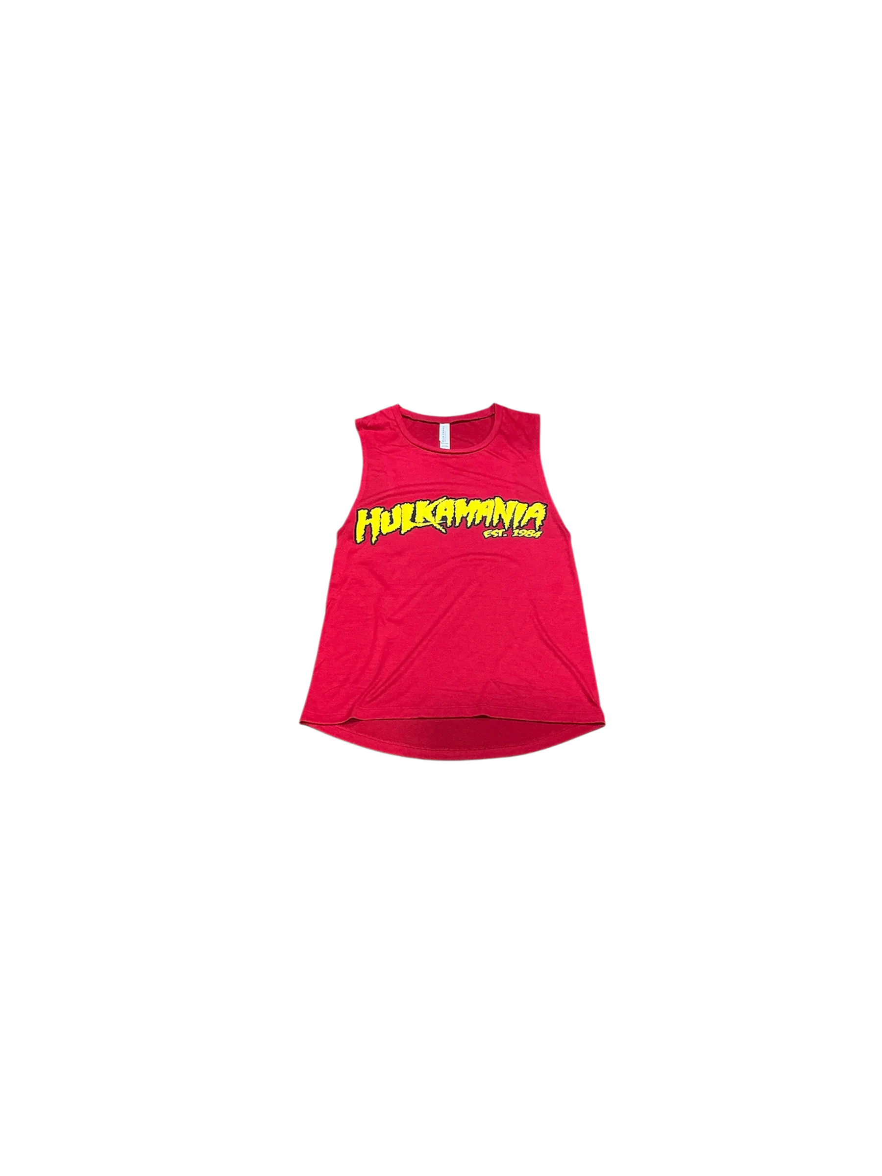 Women's Red Flowy Hulkamania Tank Top - Image 2