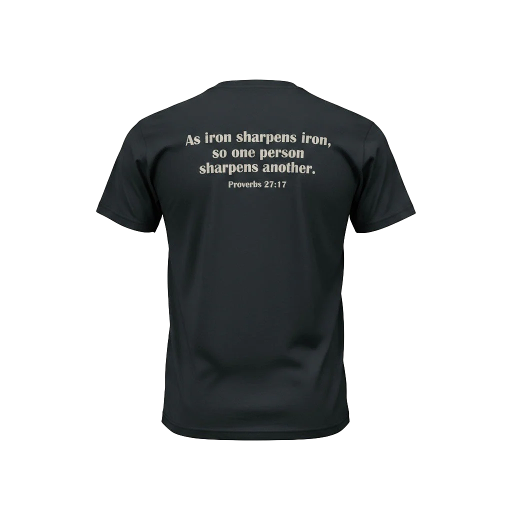 Iron Sharpens Iron Adult T-Shirt - Image 2