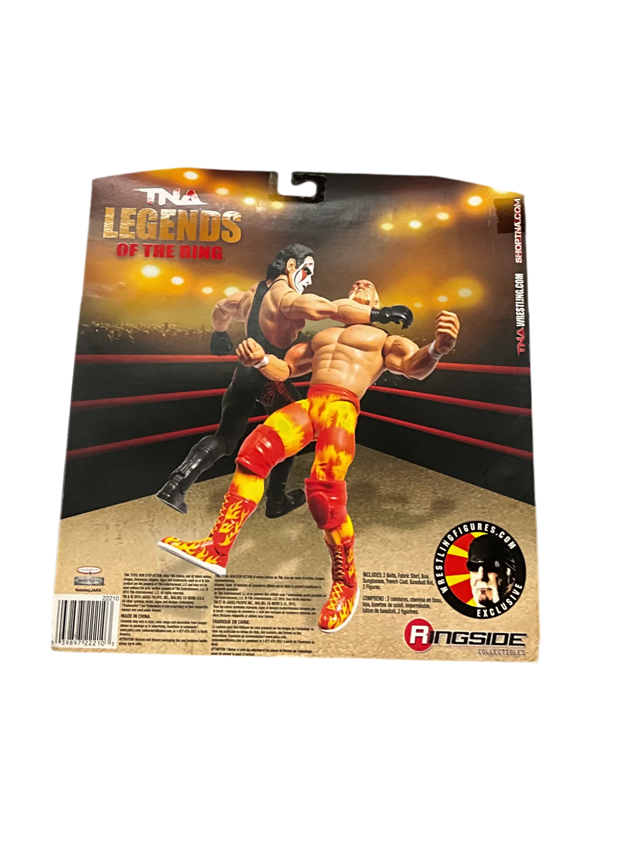 Signed by both Hulk Hogan and Sting Legends of the Ring Figure - Image 2