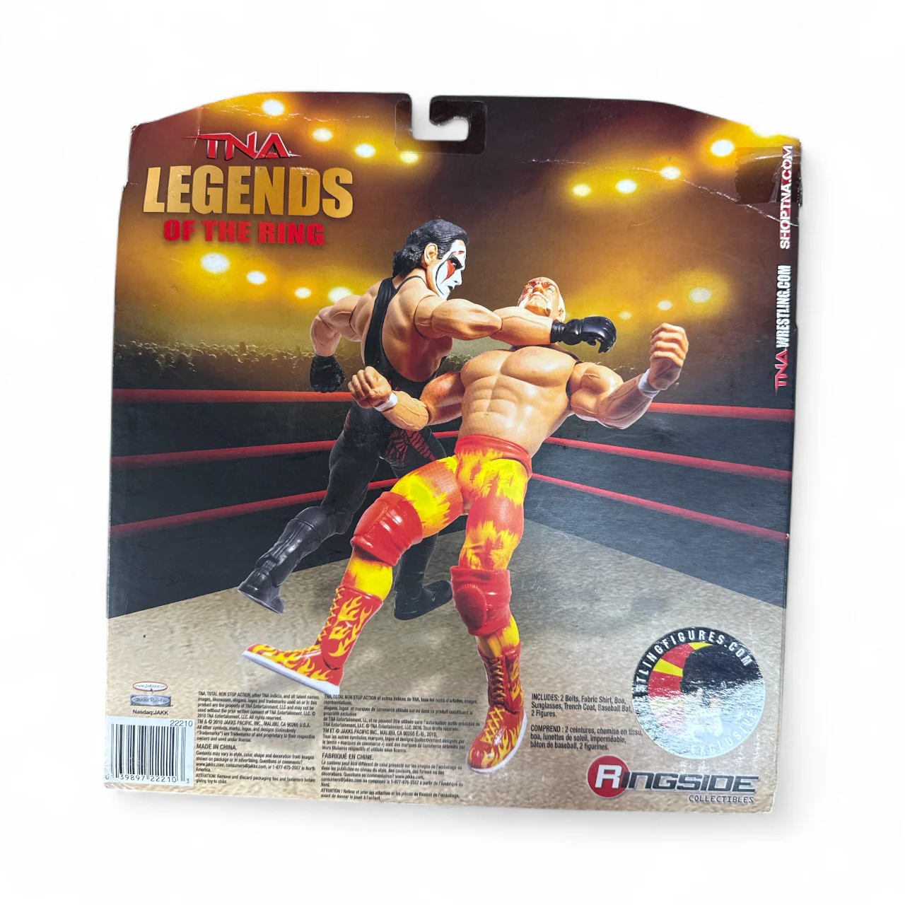 Signed by both Hulk Hogan and Sting Legends of the Ring Figure - Image 4