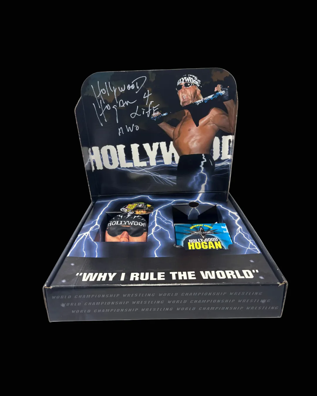 WCW: Hollywood Hogan “Why I Rule the World” Plush and VHS - Image 3