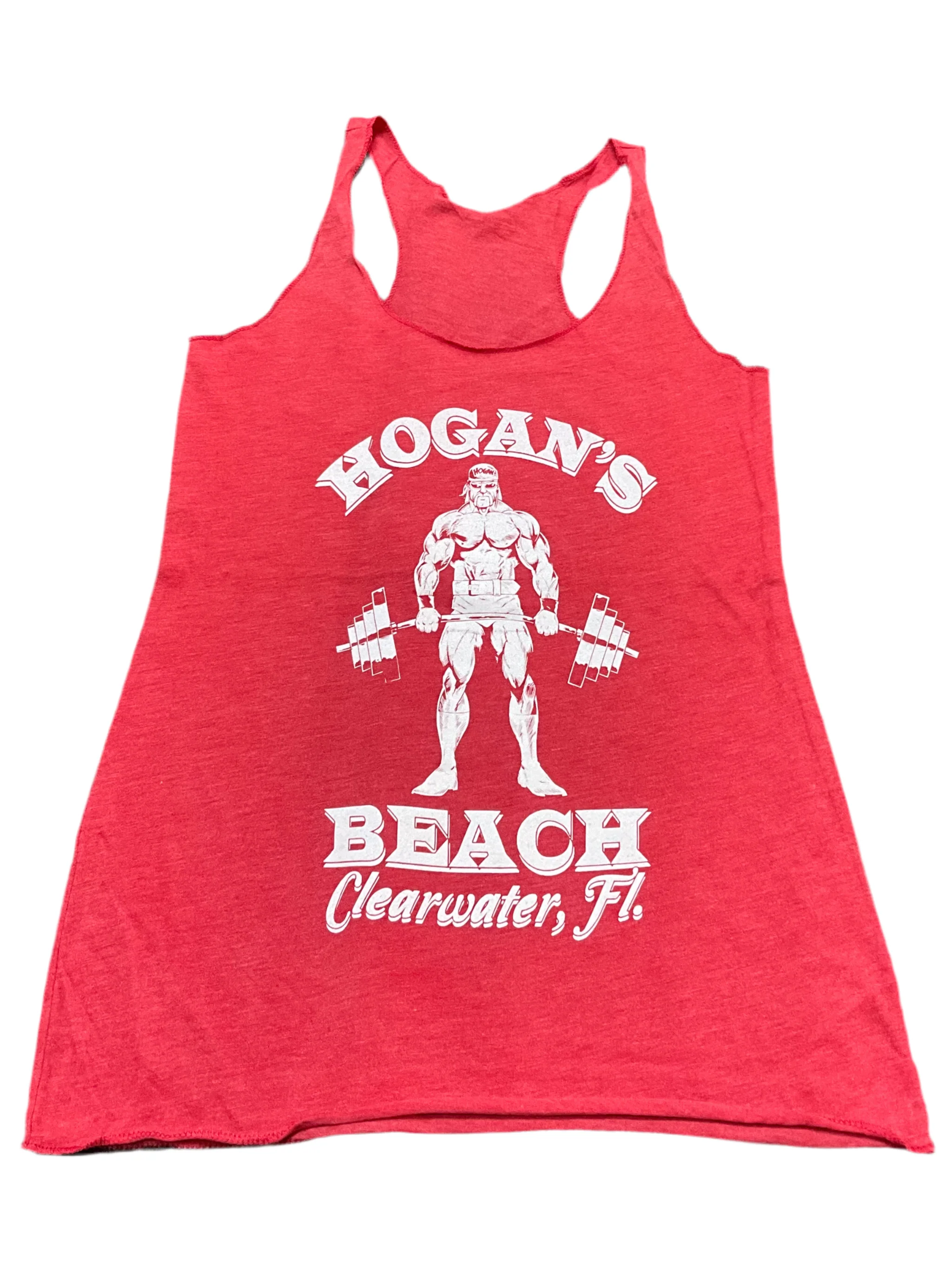 Womens Red Hogans Gym Tank Top - Image 2