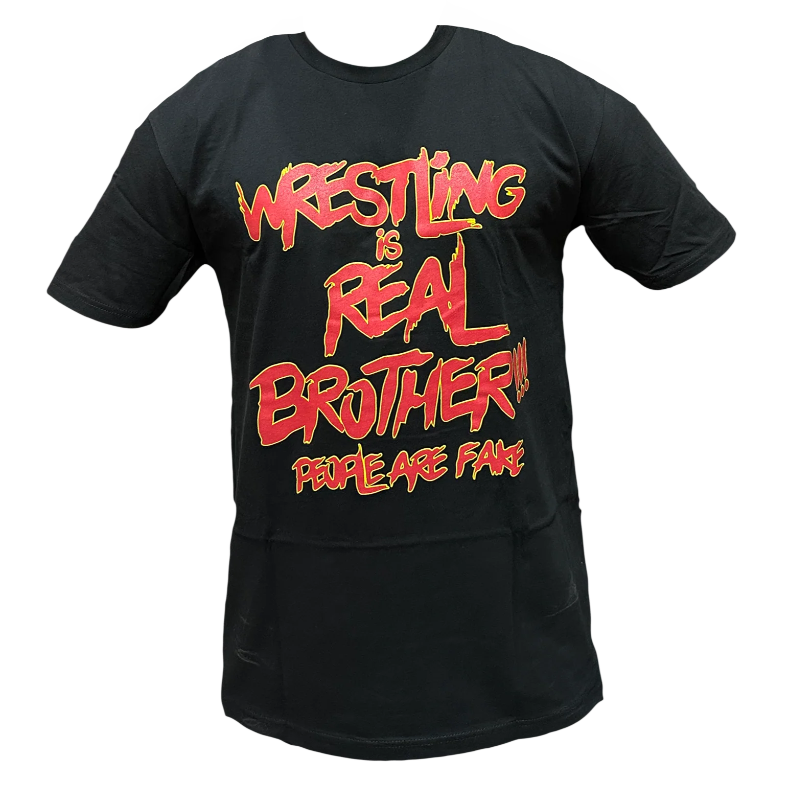 Wrestling is Real Adult T-Shirt - Image 2