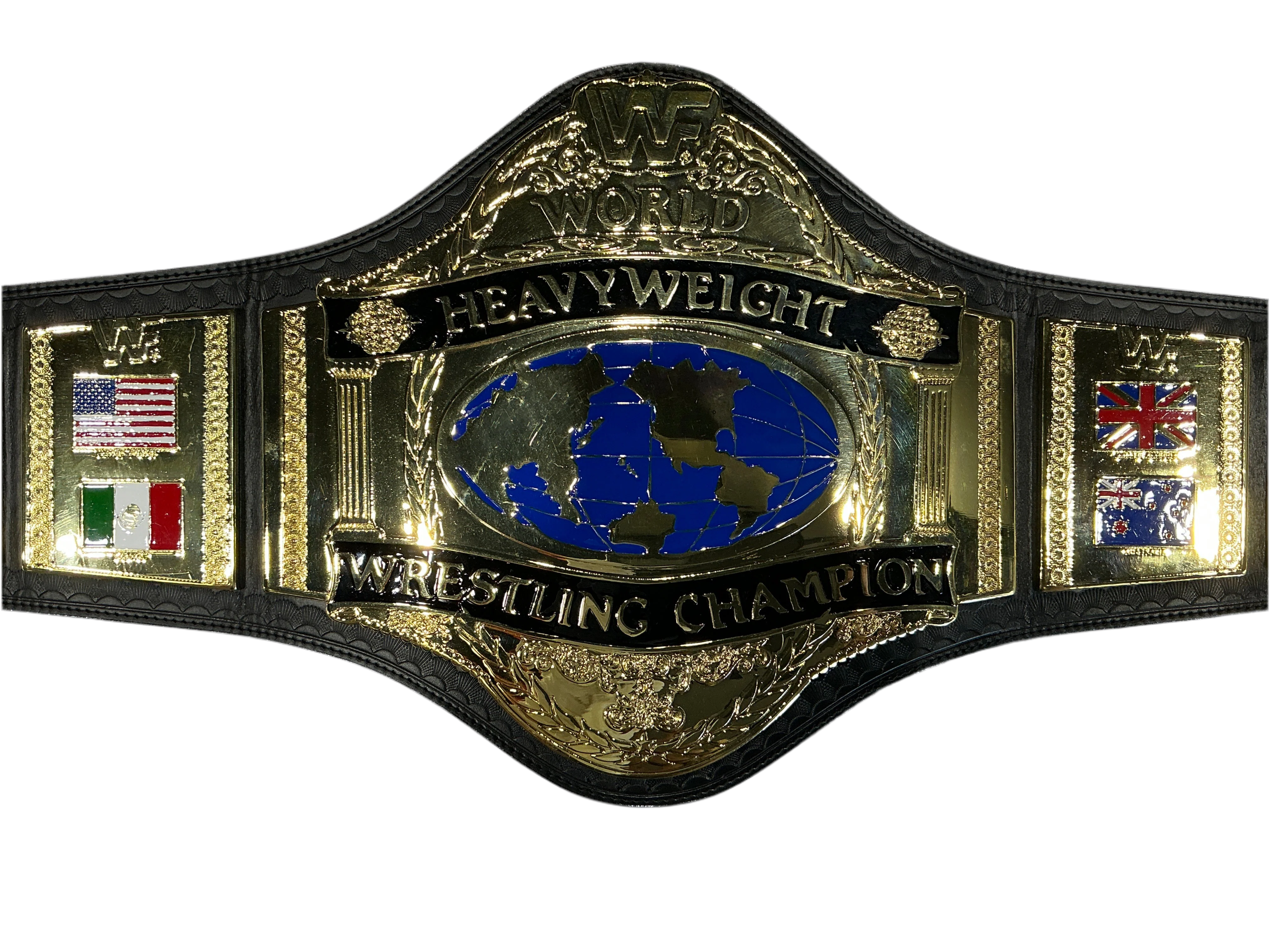 WWF 1986 Hulk Hogan Signed Figures Toy Company Title Belt - Image 5