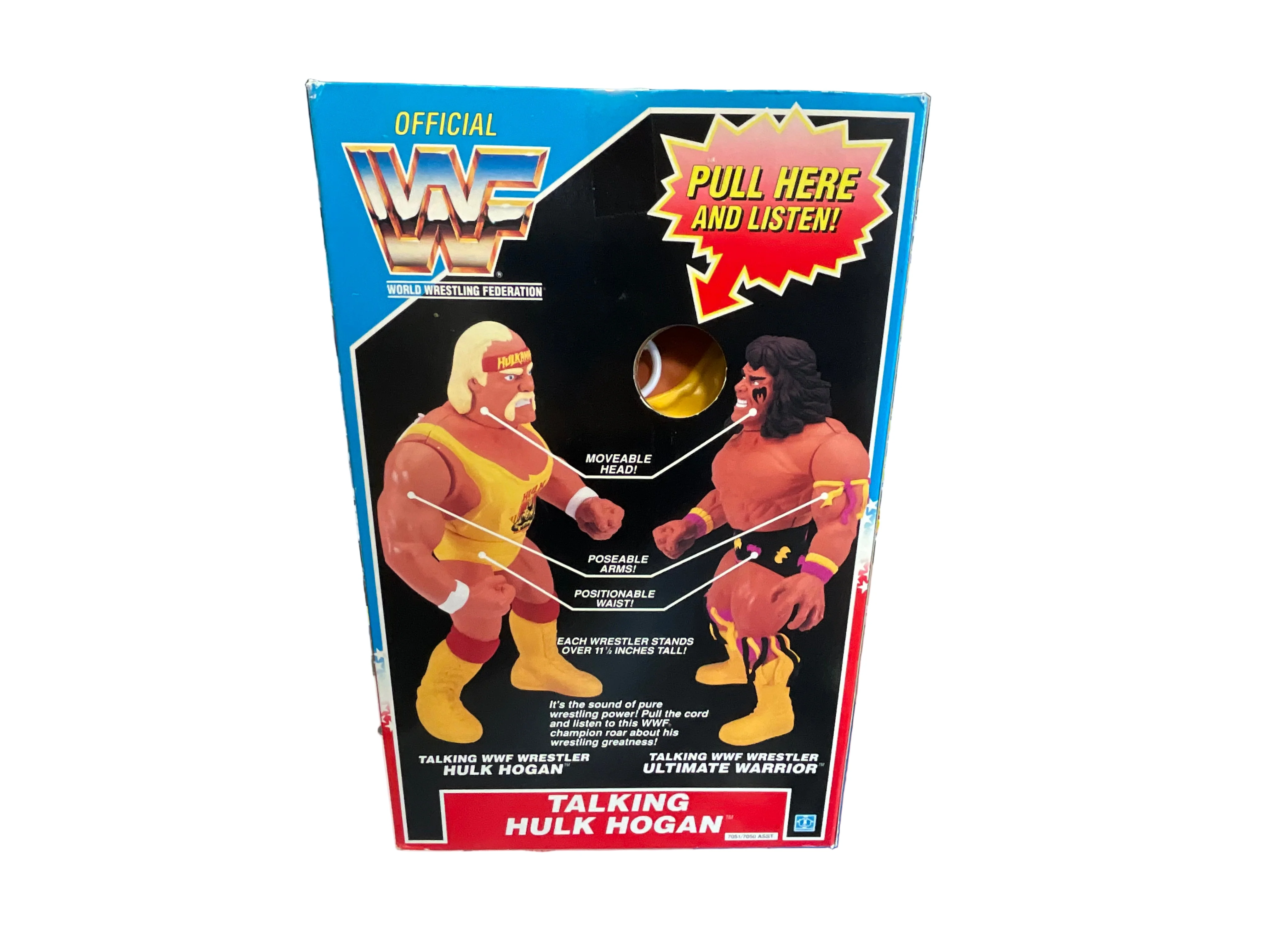 WWF Talking Hulk Hogan Fully Poseable Action Figure 1990 Hasbro - Image 2