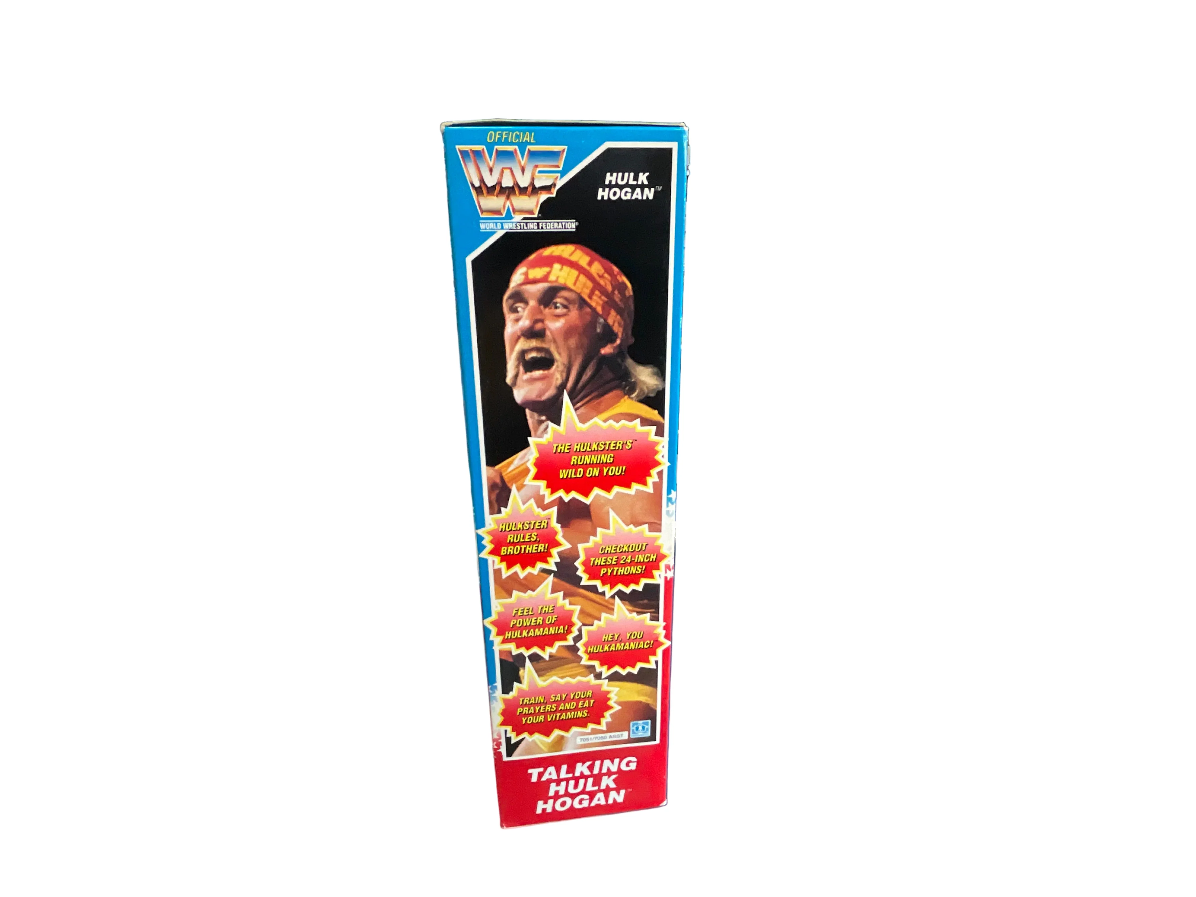 WWF Talking Hulk Hogan Fully Poseable Action Figure 1990 Hasbro - Image 5